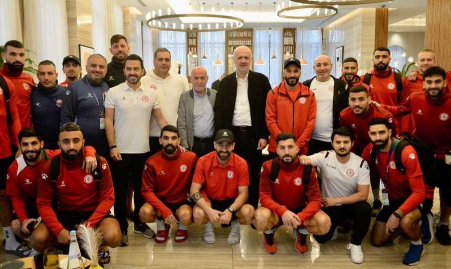 مولوي يزور منتخب لبنان: الوطن يُبنى بهكذا نوعية من الشباب