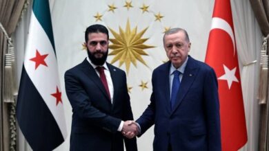 أردوغان بعد لقائه الشرع: العقوبات الدولية على سوريا تعوق نمو البلاد