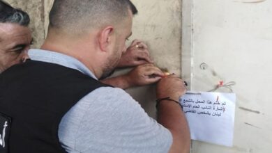 13 محضر ضبط في حارة صيدا وعين الدلب